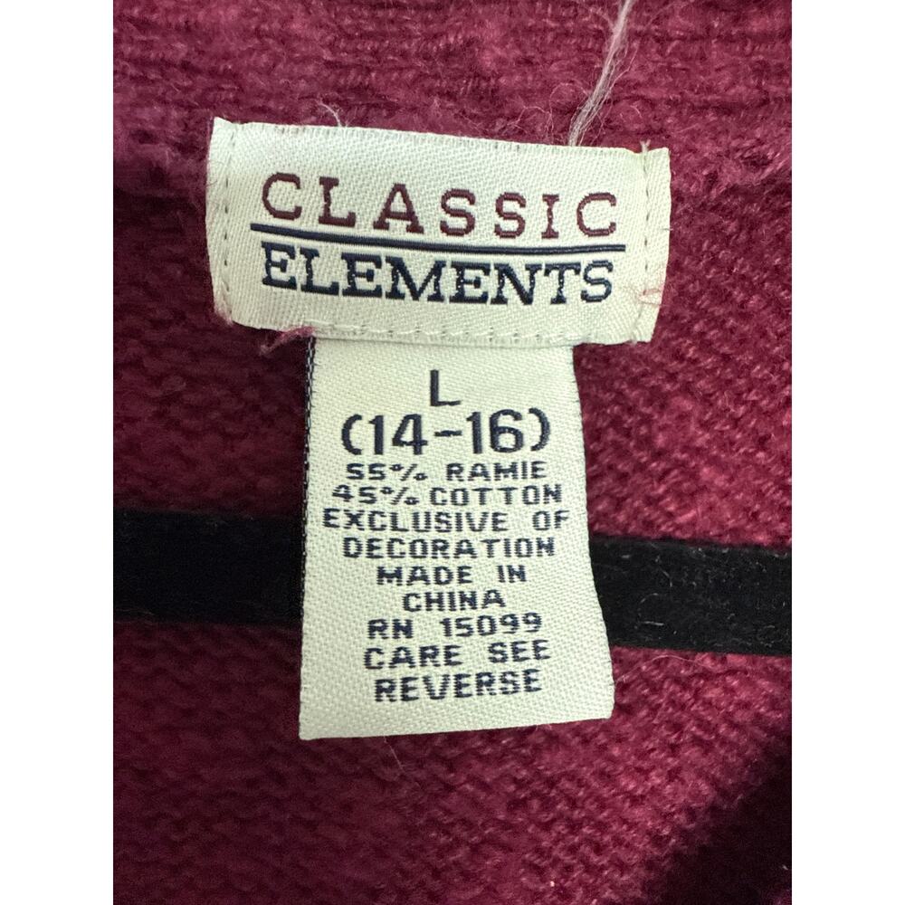 Vintage Classic Elements Grannycore Embroidered V… - image 5